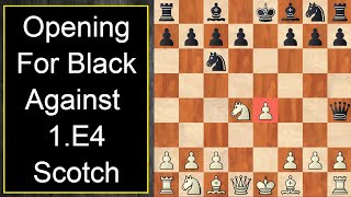Chess Opening For Black against E4 | Scotch Game