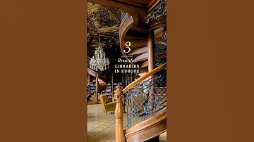 3 beautiful libraries in Europe 📚 #europetrip #libraries Places to visit in Europe