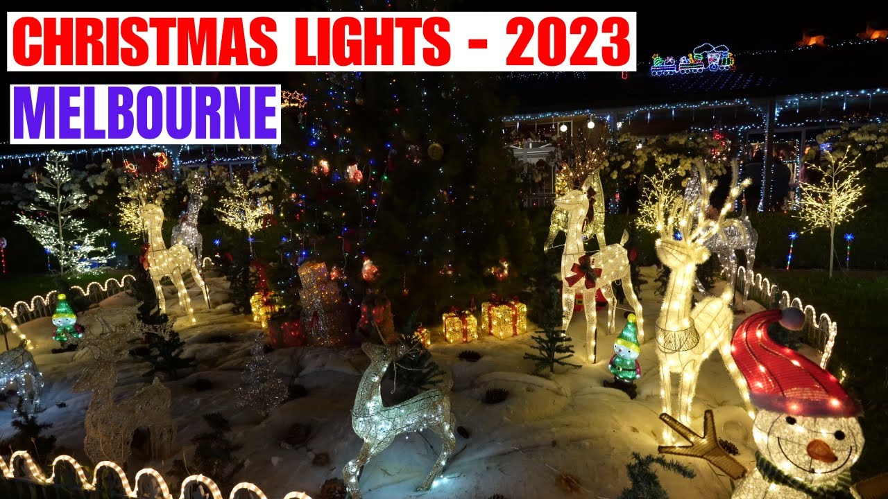Best Christmas Lights in Melbourne 2023 4k / Greenvale Christmas