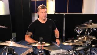 Roland hybrid drum set-up explained - Drum Expo 2013