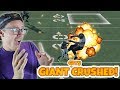 40 FOOT GIANT GOES FLYING AFTER HUGE TRUCK LOL!! Madden 18 Gauntlet