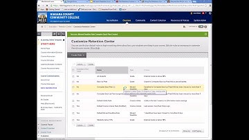 Blackboard Retention Center - Monitoring students and keeping communication within the course