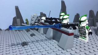 Lego Star Wars the Clone Wars Stop Motion Test
