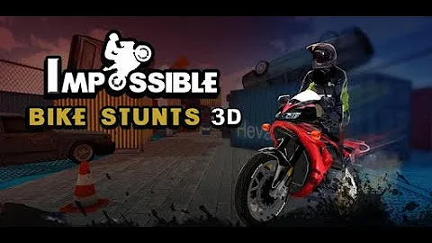 playing Impossible Bike Stunt 3D on y8