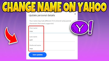 How to Change Name on Yahoo Mail 2025