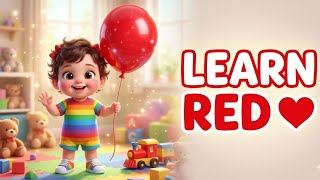 Nova Baby Learns Red Colour Learn Colors For Kids Playnova Kids