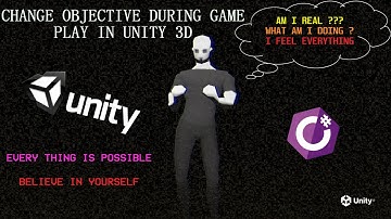 Change Objective During GamePlay In Unity 3D #tutorial #unity #unity3d