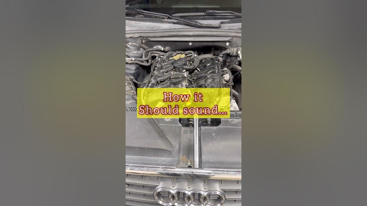 Mechanic quiz 2 0t audi vw knocking noise at idle tapping ticking