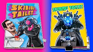 DIY Skibidi Toilet Game Book 2+3➕Squishy surgery스키비디 토일렛 게임책 만들기 (➕스퀴시 수술)