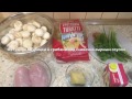 Паста фетучини с курицей и грибами под сливочно-сырным соусом