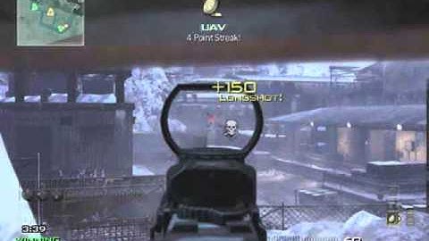 Modern Warfare 3- Epic M4A1 Kill Spree and Awesome Killstreak Kills on Outpost- Hayta44