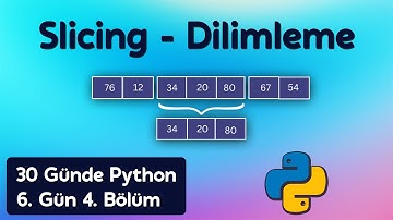 Slicing: Python’da Listeleri Parçalamak ve Tersine Çevirmek | 30 Günde Python Öğren 6. Gün 4. Bölüm