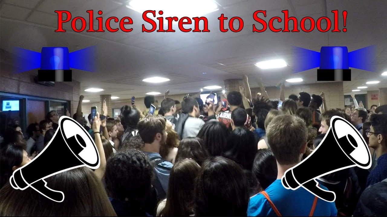 I BROUGHT A POLICE SIREN TO SCHOOL YouTube