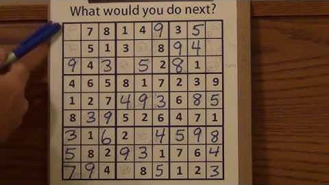 Sudoku - How to Get Unstuck