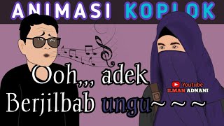 Adek berjilbab ungu | animasi parodi | kartun animasi lucu bikin ngakak | video animasi lucu terbaru