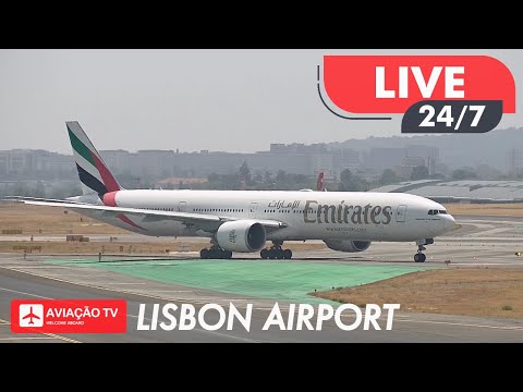🔴 LIVE 24/7 Lisbon Airport Live Cam 21.08.2026 • Plane Spotting • Direto Aeroporto Lisboa Ao Vivo