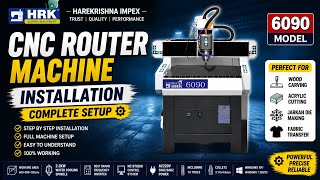     Complete CNC Router Machine Setup Step by Step ⚙️ | Installation Guide | HRK