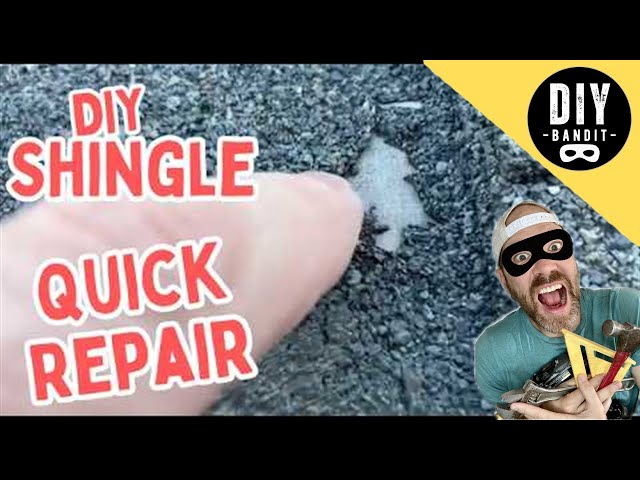 🔥 DIY Asphalt Shingle Roof Repair (Temporary / Urgent Band-Aid) - YouTube