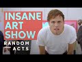 Eric Wareheim art gallery meltdown | Dot Net by Ben Jones + Battles | Short | Random Acts