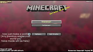 (Outdated) How to get EAGLERCRAFT (2025 JANUARY UNBLOCKED)