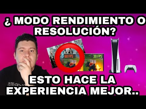 Ps5 Modo RENDIMIENTO