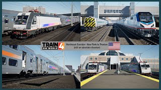 NEC  New York to Trenton Review (remade) ~ Train Sim World 4