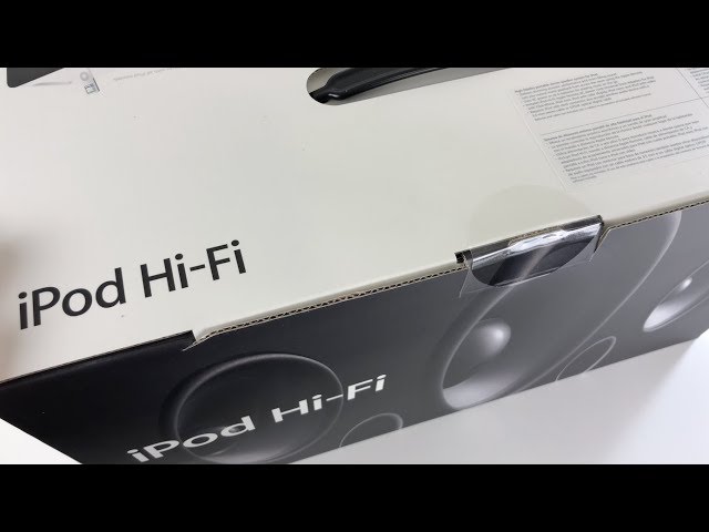 4K] 2018 Unboxing: Apple iPod Hi-Fi Speaker - YouTube