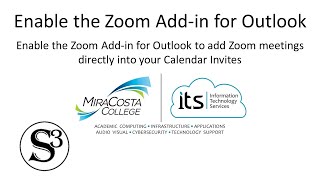 Outlook Zoom Add-In