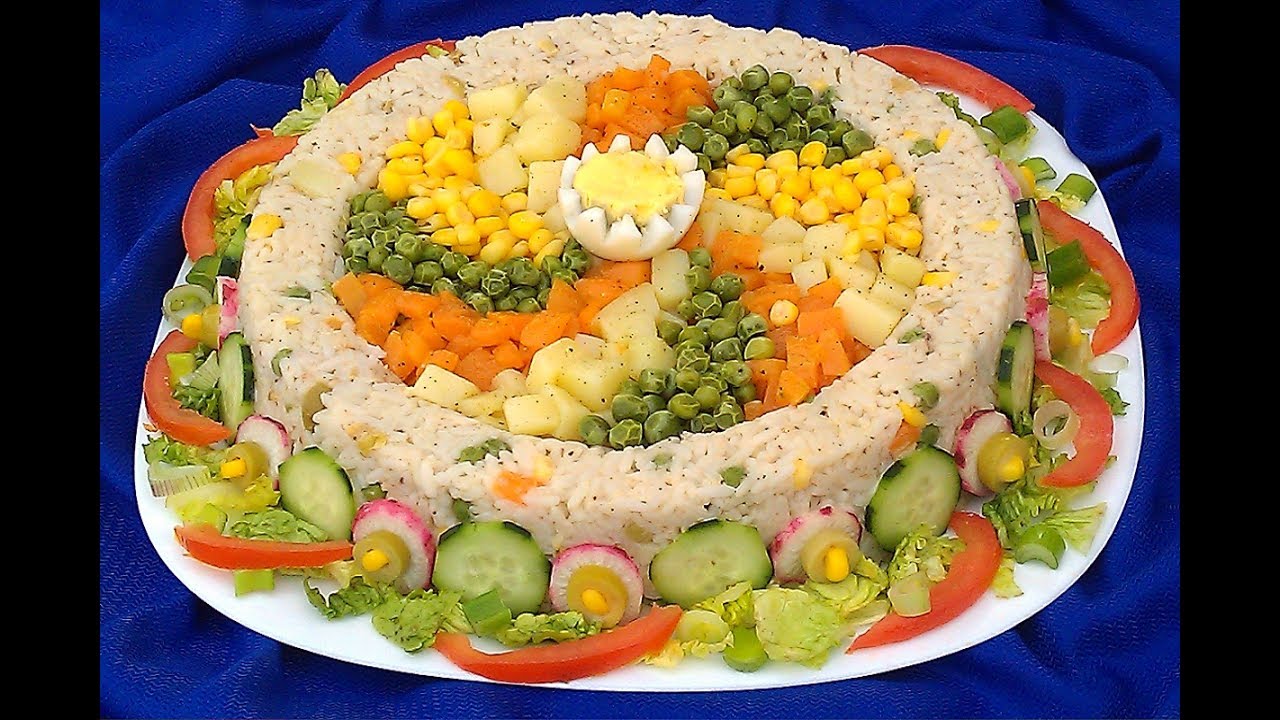 سلطة او شلاضة المول العجيب بالروز والخضار لذيييذة ومغدية وراااقية للعراضات والمناسبات