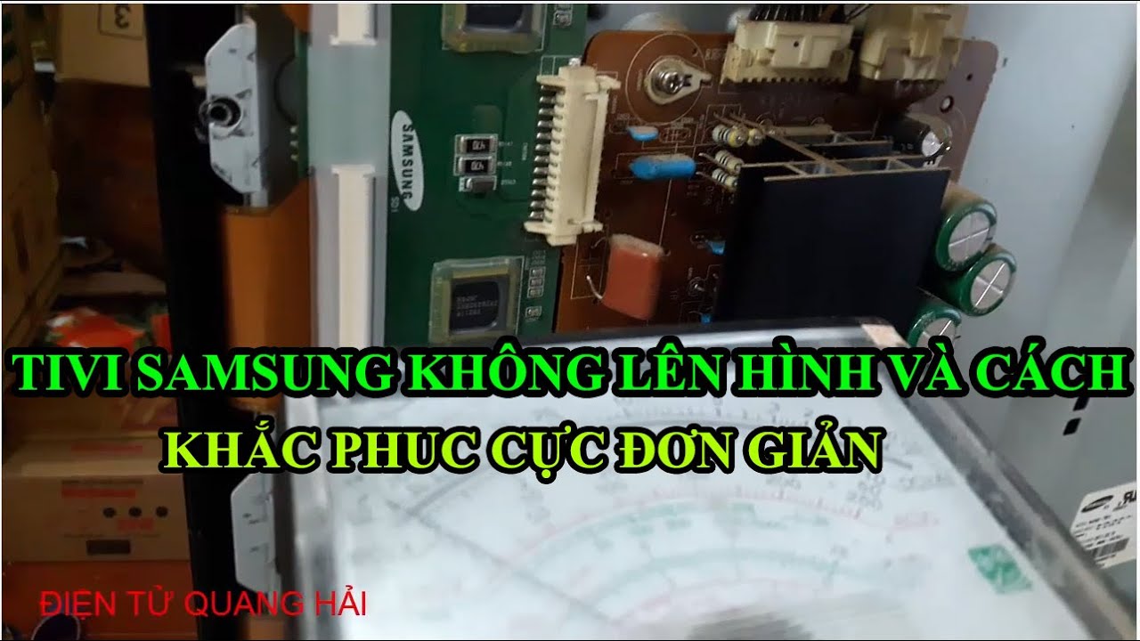 Hướng dẫn cách xử lý tivi samsung palasma không lên... - youtube