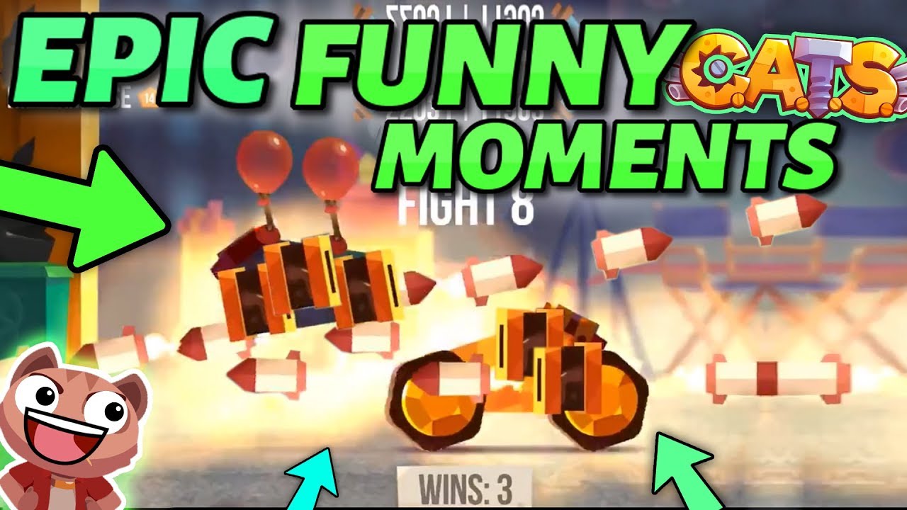 C.A.T.S EPIC FUNNY MOMENTS & BEST BATTLES - Insane Fights Crash Arena Turbo Stars