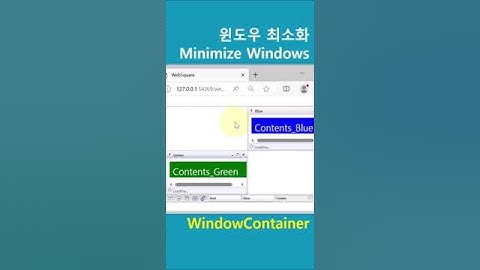 WindowContainer - Window Minimization #short