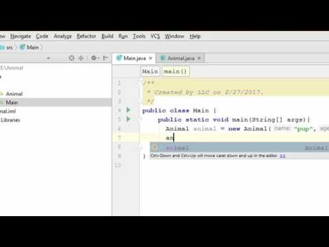 how to wirte class in java, java tutorial