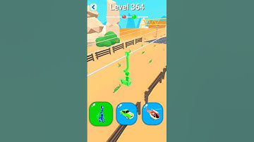 Shape-shifting Funny Race All Level Gameplay Walkthrough Master Level #364 BeamNG.drive #Shorts