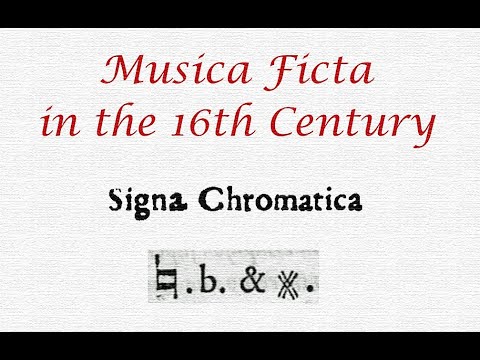 Musica Ficta in the 16th Century
