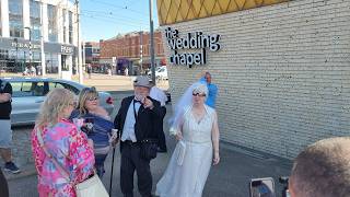 The wedding of Autistic Bobbie & Fat Steve, A Collection of Videos filmed by others #blackpool