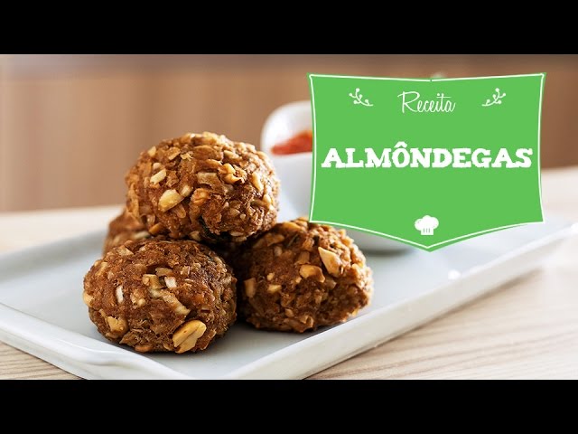 ALMÔNDEGAS VEGANAS