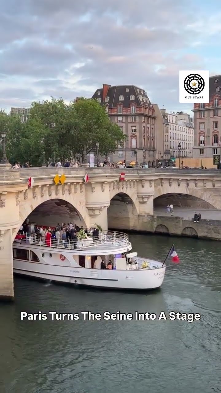 Paris Turns The Seine Into A Stage #dmc #automobile #paristravel