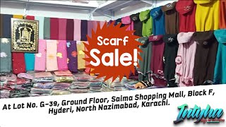 Scarf Sale at Hyderi | Wholesale Staller Shop | Staller wholesale market /\/ Latest Hijab collection screenshot 5
