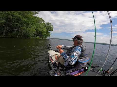 Kayak Bass Fishing China Lake Maine 