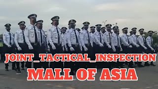 SECURITY GUARDS JOINT TACTICAL INSPECTION MALL OF ASIA
