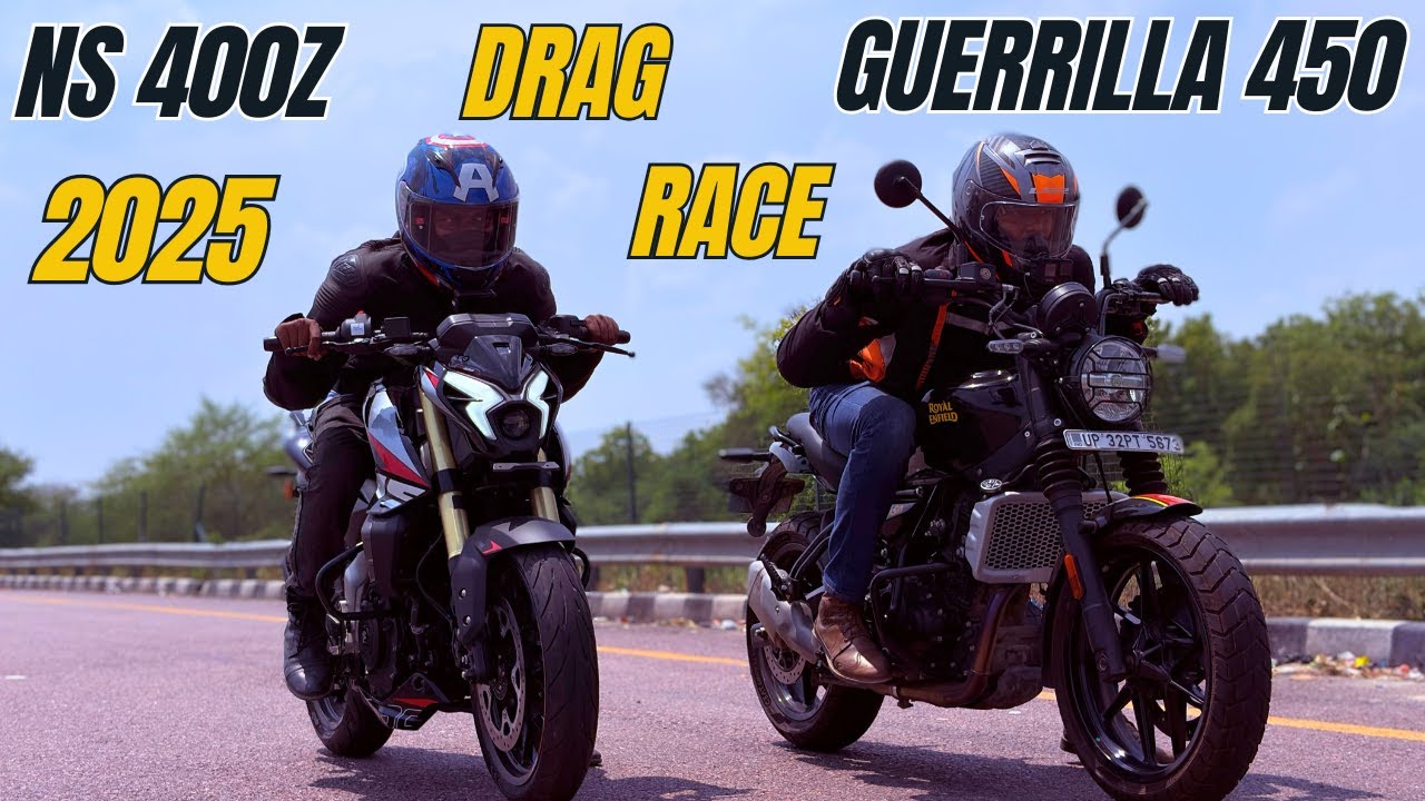 2025 NS400Z vs Guerrilla 450 Drag Race | Frist On YouTube |