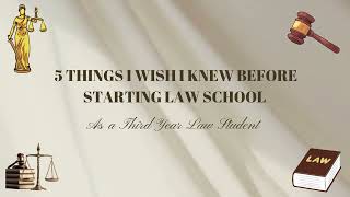 5 Things You Should Know Before Starting Law School 👩🏻‍🎓