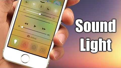 Sound Light - Cydia Tweak