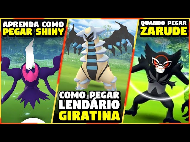 EVENTO GIRATINA SHINY - Como PEGAR POKEMON LENDARIO no Pokemon Go 