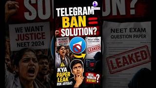 Telegram Ban and NEET Paper Leak Analysis #neet #youtubeshorts #viral #NEETPaperLeak #telegram