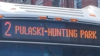 SEPTA Northbound 2 Line Ride from 16th & Susequehanna to Hunting Park & Pulaski