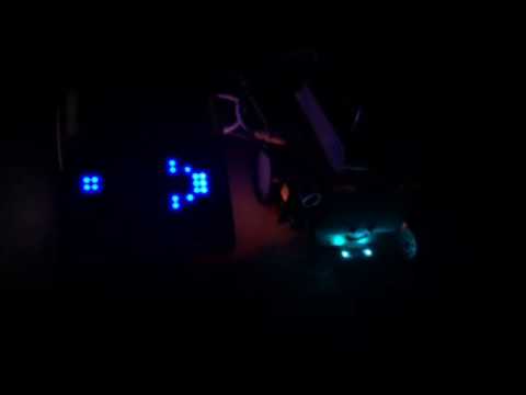 CodeyBot displaying Conway's Game Of Life