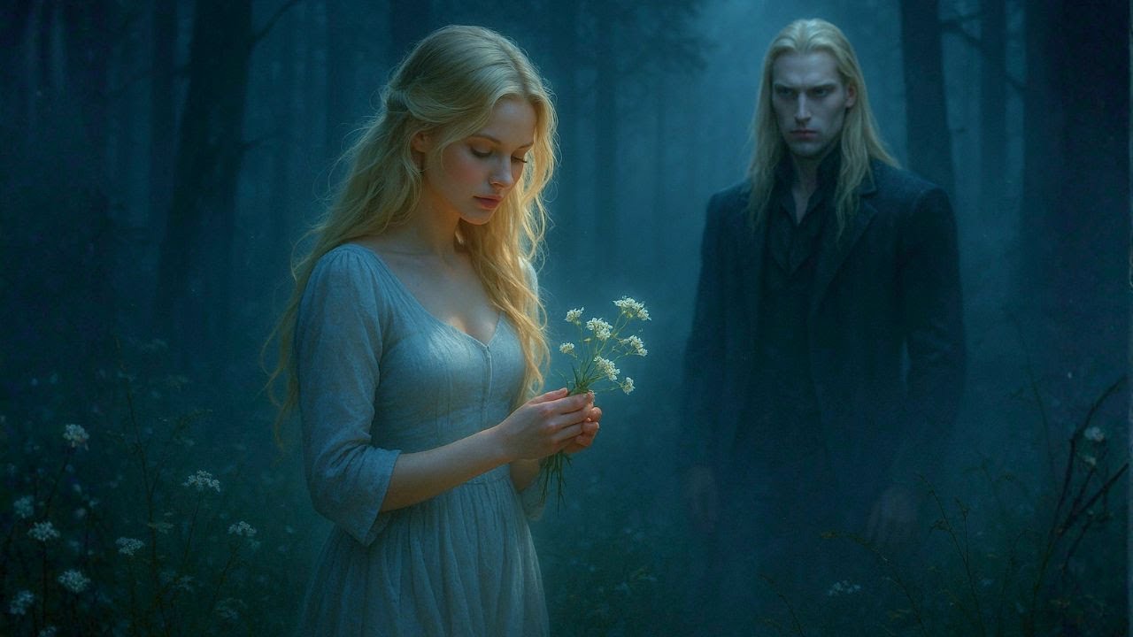 Riam da jovem que colhia flores à meia-noite — até que uma voz na névoa murmurou: “Ele a escolheu.”