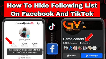 How To Hide Following List On Facebook And TikTok (2024 Updated)